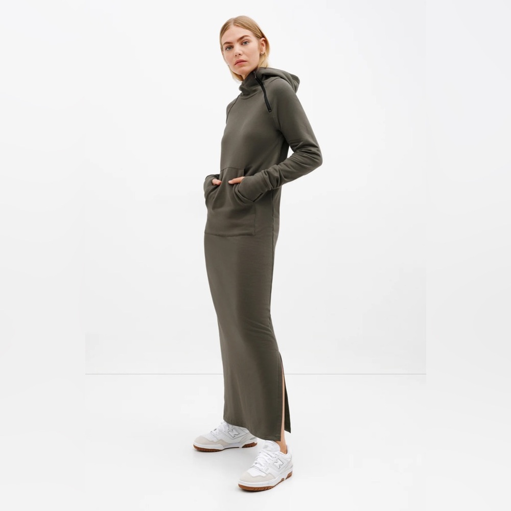 Tompkins Sweatshirt Dress - Olive